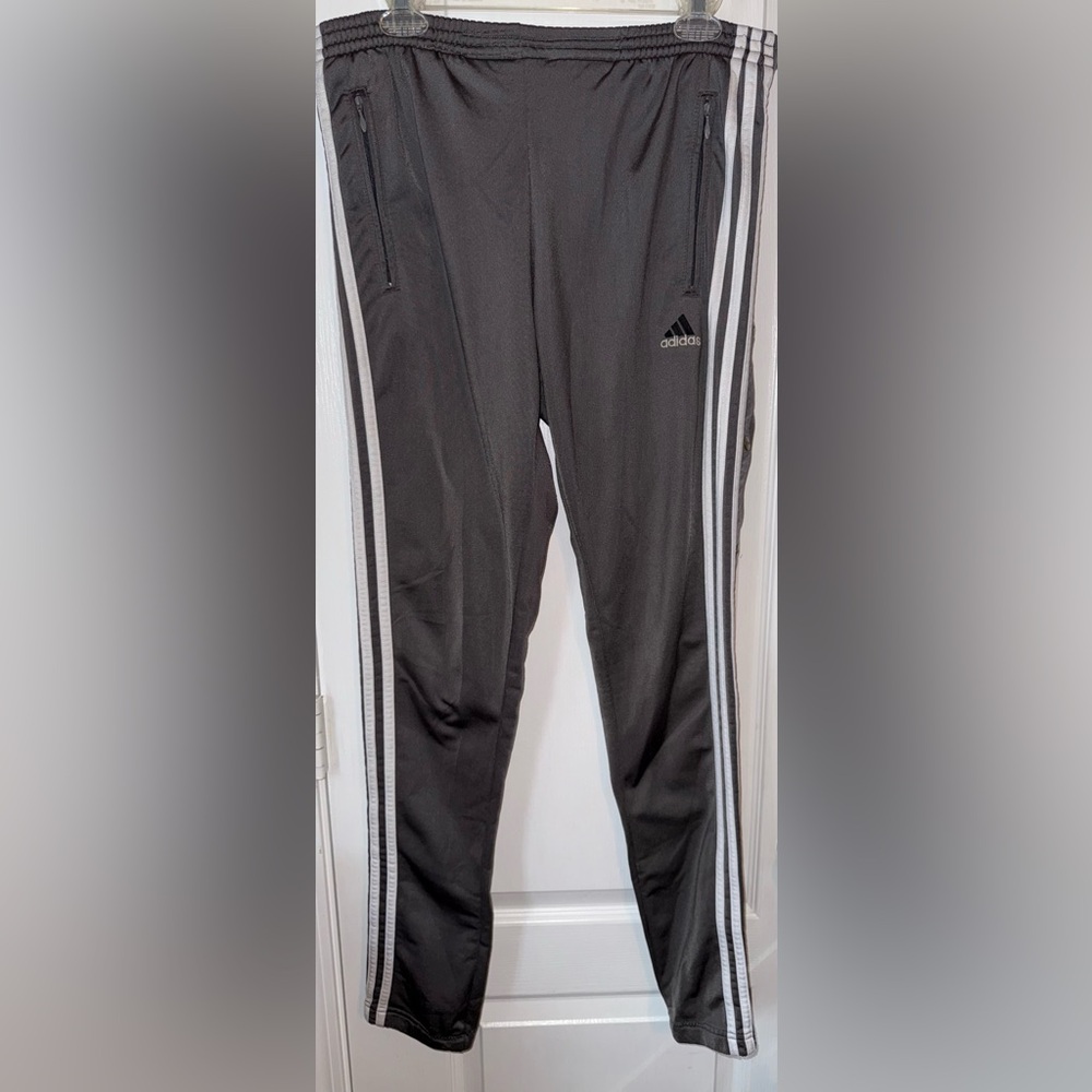 Adidas Vintage Tear Away Track Pants Grey Size L